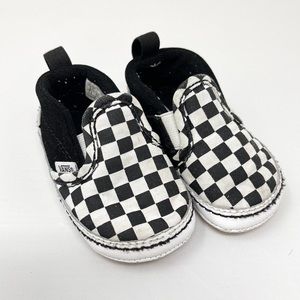 Vans | Baby Boy Slip On Soft Sole Shoes Checkered Size 3